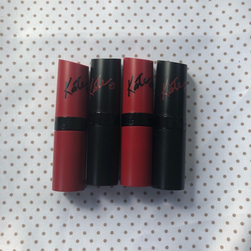 Bundle of Rimmel Long Lasting Lipstick Kate Moss